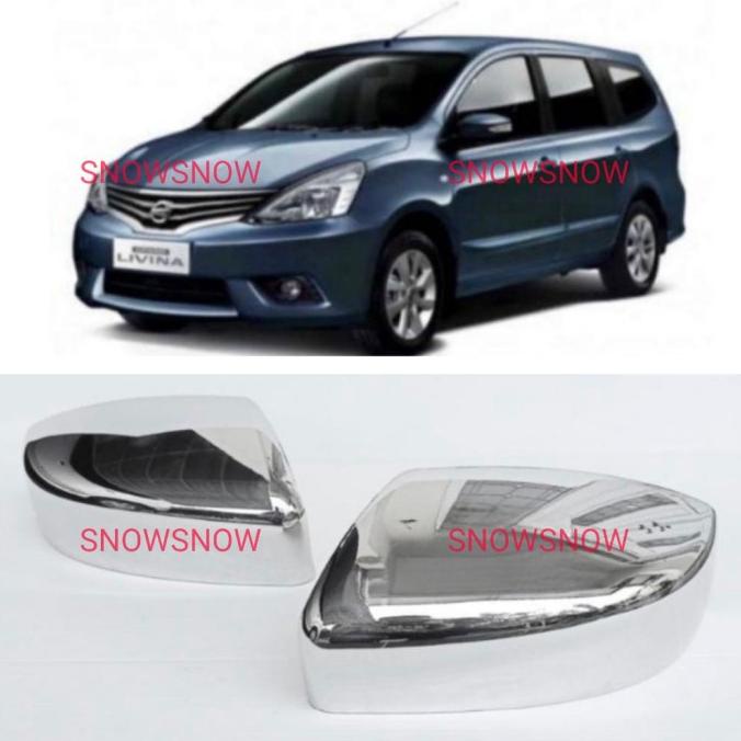 Cover Spion Grand Livina 2014 2016 2018 Chrome