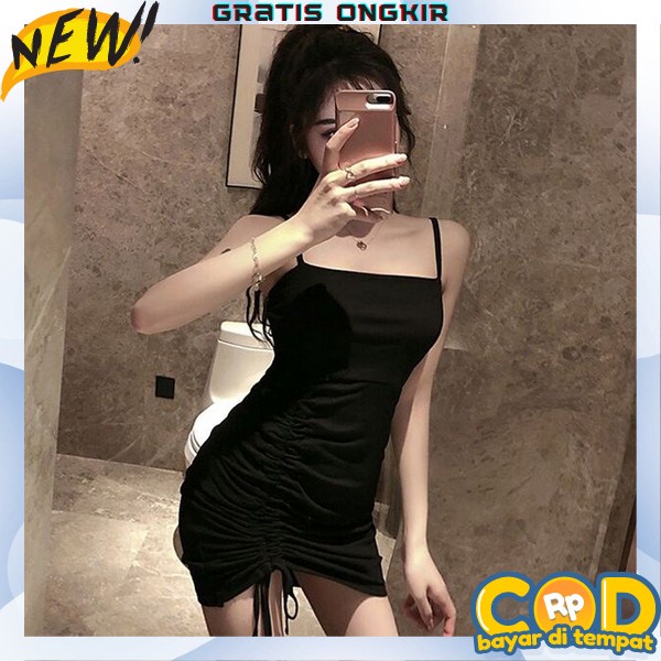 Buju Sexsi Deres Bju Sexy Dris Drwss Perempuan Bsju Seksi Pesta Kondangan Casual Baj Pesta Cewek Cantik Bsju Dres Selutut Mini Dtess Mewah Dress Wanita Korean Style Baju Dres Cewek Kekinian Mini Dres Tanpa Lengan Terbaru Mini Dress Sexi Ruffle/Bodyco