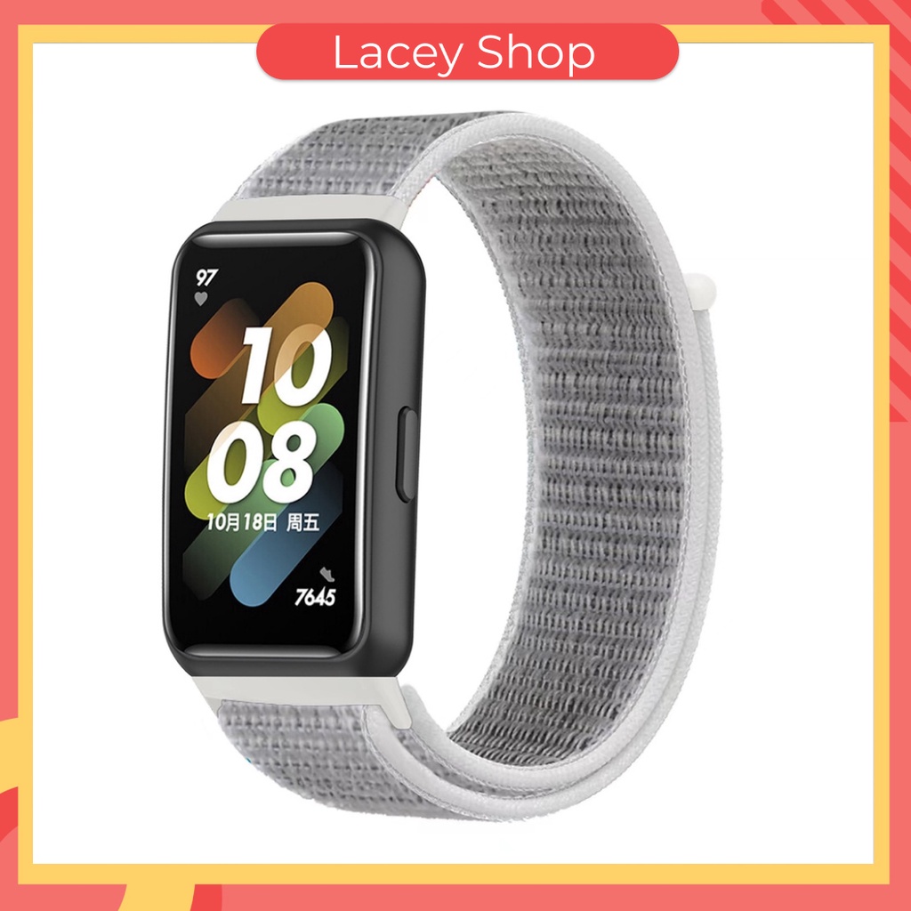 Strap Huawei Band 7 Nylon Loop Sports Adjustable Replacement Bracelet