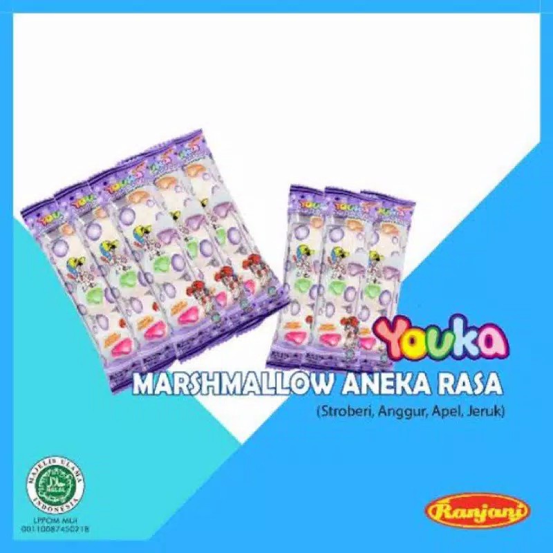 

Youka Marshmallow bulat 1 pack 20pcs