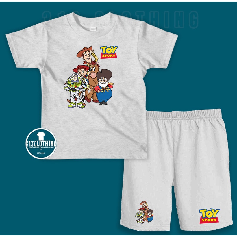 Setelan Anak Toy Story Kaos Baju Anak Toy Story Set