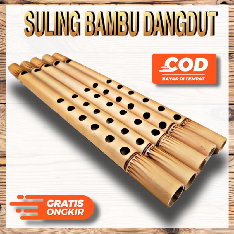Seruling Bambu Dangdut ( Suling Mainan ) suling latihan niup