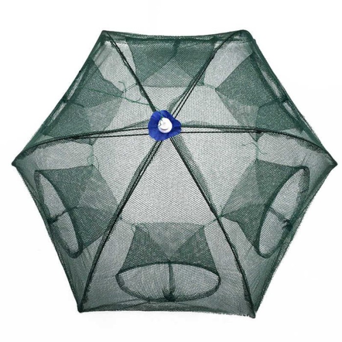 PAYUNG BUBU JARING JEBAKAN 6 LUBANG PERANGKAP UDANG IKAN KEPITING / PAYUNG BUBU JARING JEBAKAN 6