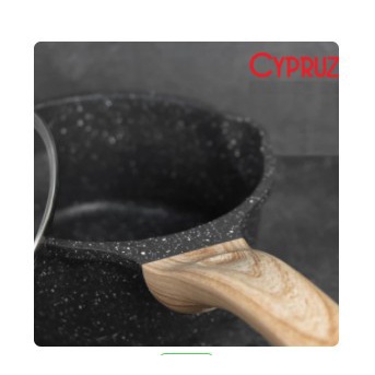 Cypruz SN-0231 Saucepan Granite Die Cast 16 cm Panci Susu Milk Pan