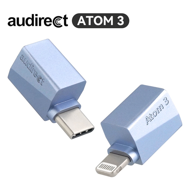 Audirect ATOM3 ESS9280 AC Pro Portable DAC Headphone Amplifier ATOM3 DSD512 3.5mm SE Output USB Type C Input DAC Amp