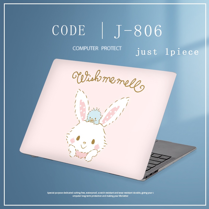 1pc Universal Menyesuaikan Stiker Laptop Universal Penutup Kulit Transparan Untuk Ukuran Apapun ASUS VIVOBOOK OLED M3401Q Cinnamoroll Laptop Case Film Universal Pelindung Film Transparan