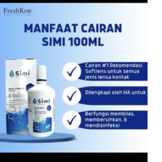 Air softlens anti bakteri simi 100 ml