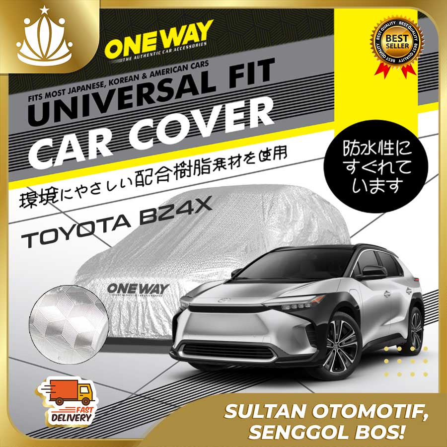 Body Cover Sarung Mobil TOYOTA BZ4X Waterproof 3 LAYER TEBAL Deluxe Anti Air