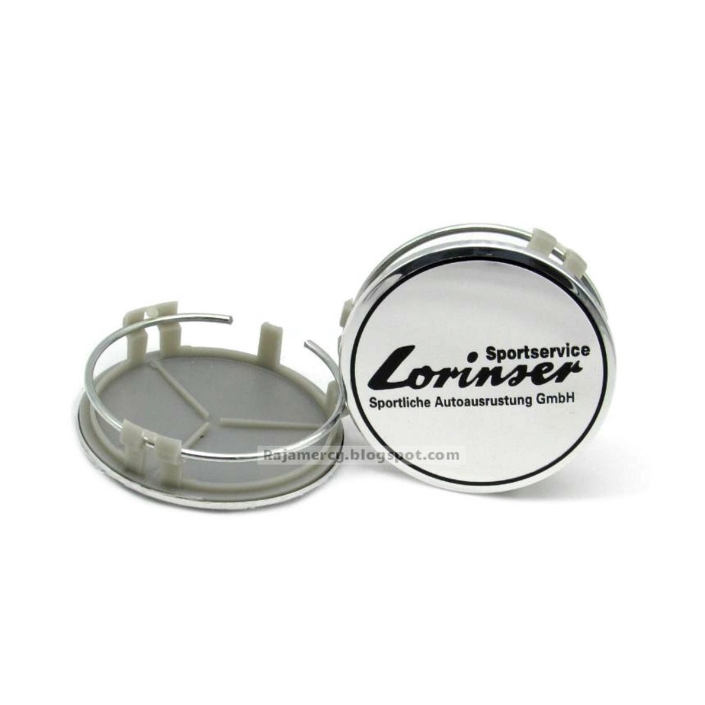 Dop Velg Logo Lorinser Chrome Ukuran 75mm