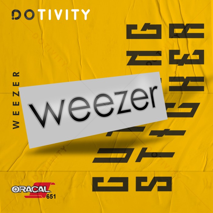 

Cutting Sticker WEEZER V2