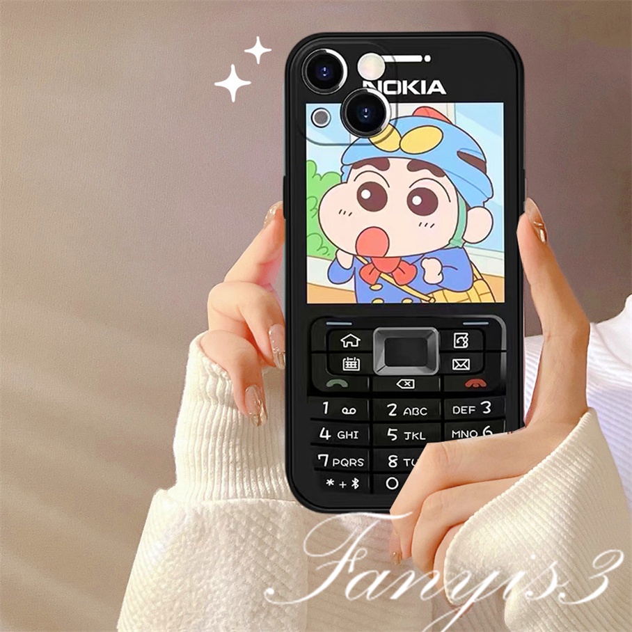 Casing Infinix Note12 10Pro Hot 20 12 11 10 Play Hot 20 20s 12 12i 20i 11 2022 Smart 6 5 2020 Crayon Shinchan Casing Hp Retro Soft Cover