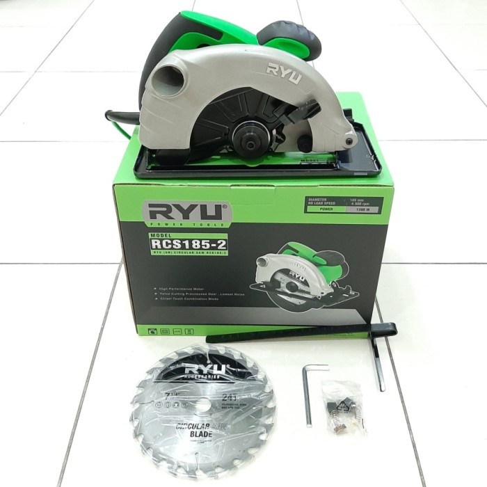 RYU Circular Saw 7" Circle Gergaji Sirkel Potong Kayu RCS185-2 RCS 185-2 TEKIR RYU
