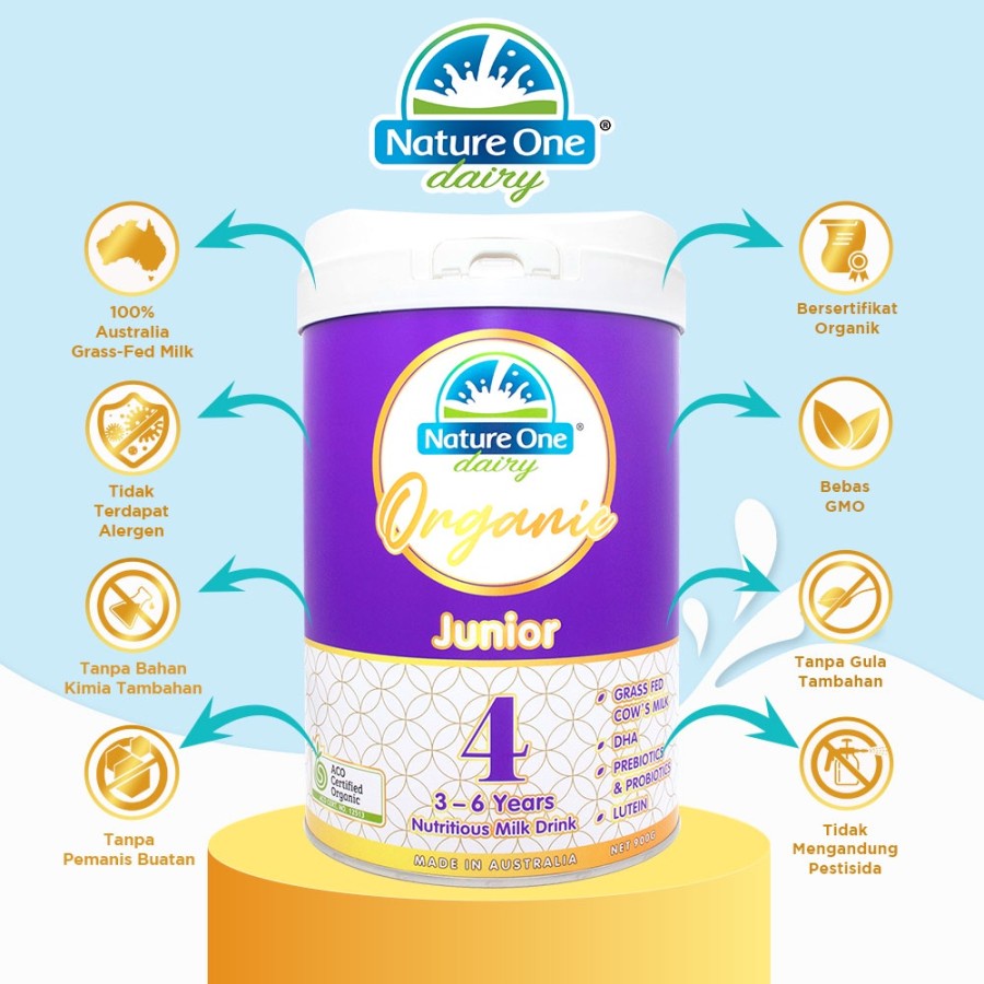 SUSU ORGANIK - NATURE ONE DAILY ORGANIC STEP 1/2/3/4 900gr