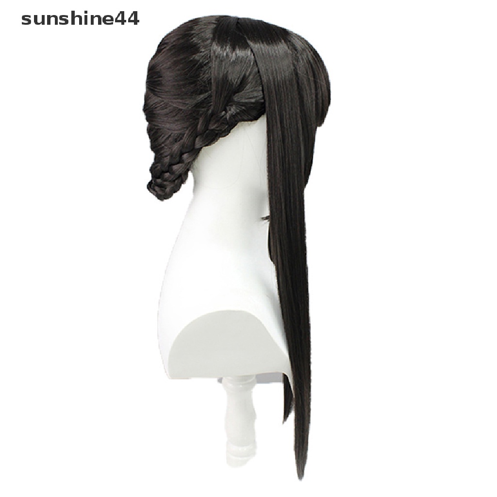 Sunshine Wig / Rambut Palsu Wanita Model Anime Spy X Family Yor Forger Warna Hitam Untuk Pesta Halloween