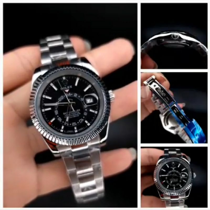 Jual Jam Tangan Pria Merek Rolex Sky Dweller Automatic Ultimate Clone ...