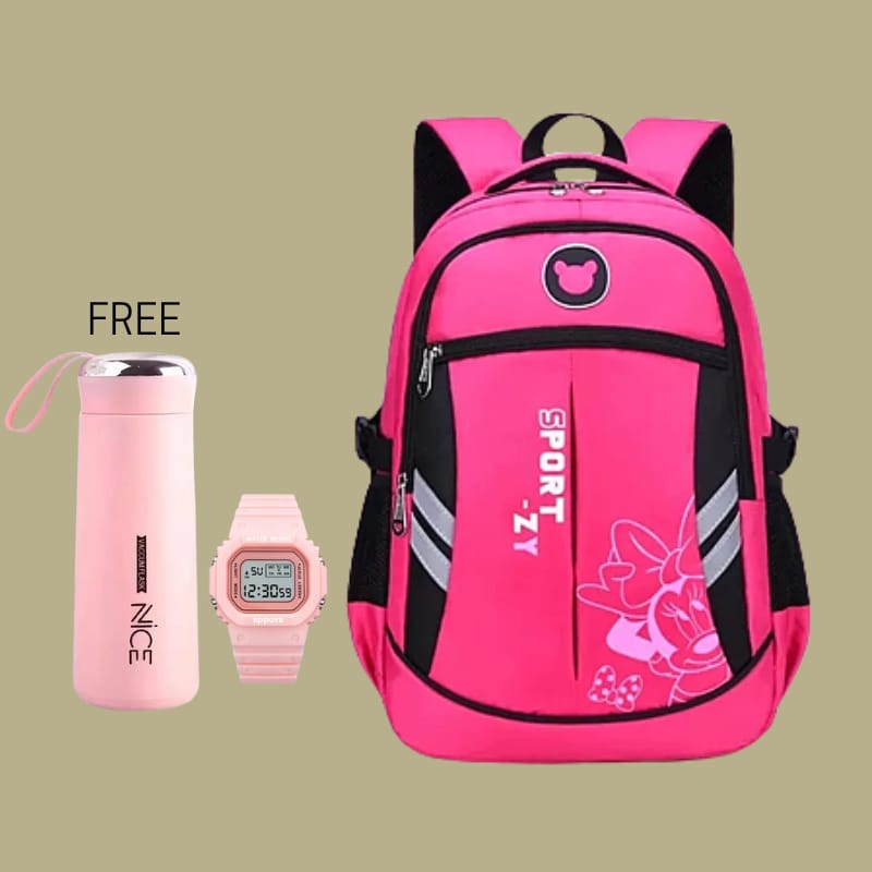 Tasmurah30_ Backpack Remaja Unisex Ransel Sekolah Escolarr Tas Anak Hight Scholl Laki- laki Perempuan