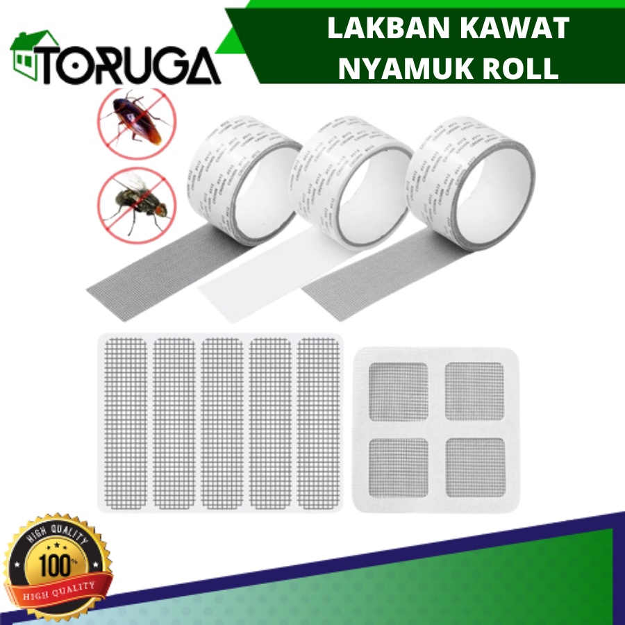 lakban kawat nyamuk roll repair isolasi tambalan penutup lubang kawat