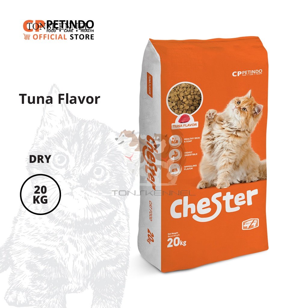 Chester Tuna Cat Food - 20kg 20 kg Makanan Kucing