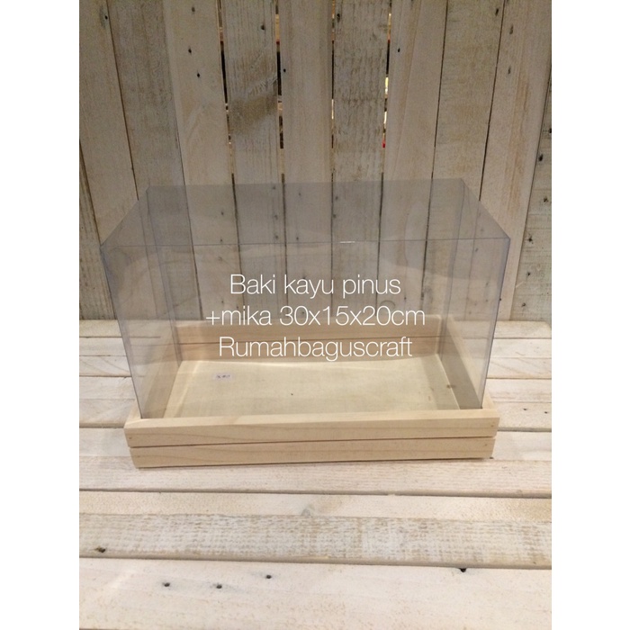 Mahar Baki Kayu Pinus Mika Buat Hamper Seserahan