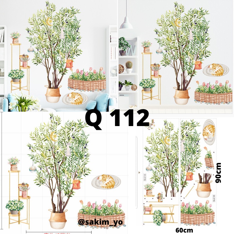 WALLSTICKER STIKER POHON WALLSTIKER WALL STICKER DINDING WALLPAPER WALPAPER POHON DAUN BUNGA SAKURA PINK WALSTICKER WALSTIKER RUMPUT DEKORASI RUMAH TEMBOK KAMAR MANDI RUANG TIDUR DEKOR DAPUR TAMAN AESTHENTIC GUDANG Q 111 135 89 112 WALLPAPER DAUN