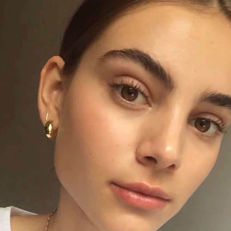 Anting Bentuk Tetesan Air Bahan Logam Gaya Retro Perancis Untuk Perhiasan Wajah Kecil