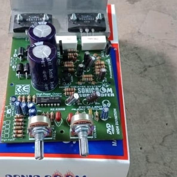 kit power amplifier aktif subwoofer subwofer ranic sonic boom