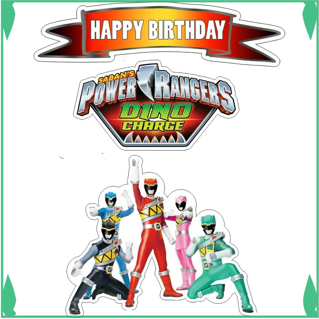 

TOPER KUE TOPPER CAKE ULANG TAHUN / HIASAN KUE POWER RANGERS FADHILSOUVENIR
