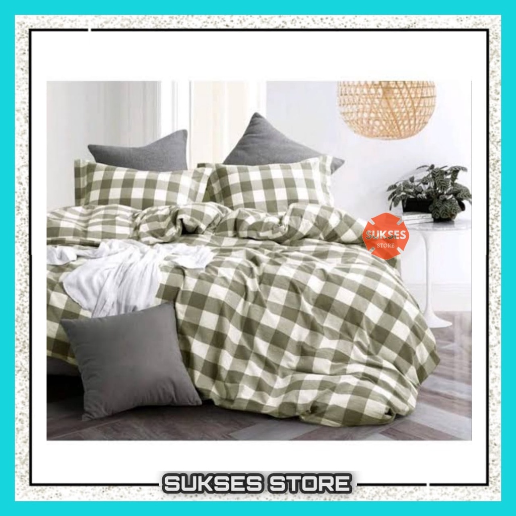 Sprei Aestetik Homemade / Sprei Kotak Emily