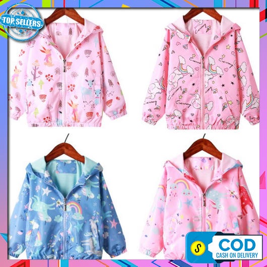 [Kode 0836] Sweater Anak Perempuan(Usia 9-14 Tahun), Hoodie Anak ,Jaket Anak Summer Jaket Parasut An