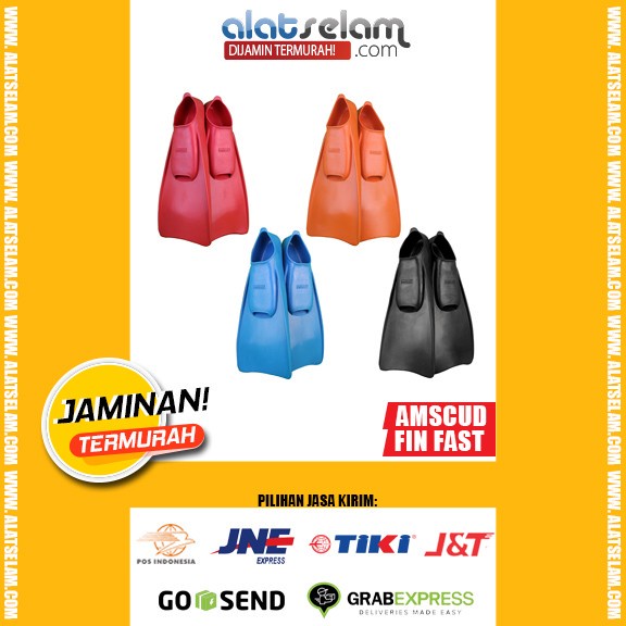 Alat Snorkeling Fin Amscud Fast - Fin Snorkeling - Fin Selam - Kaki Katak Snorkling