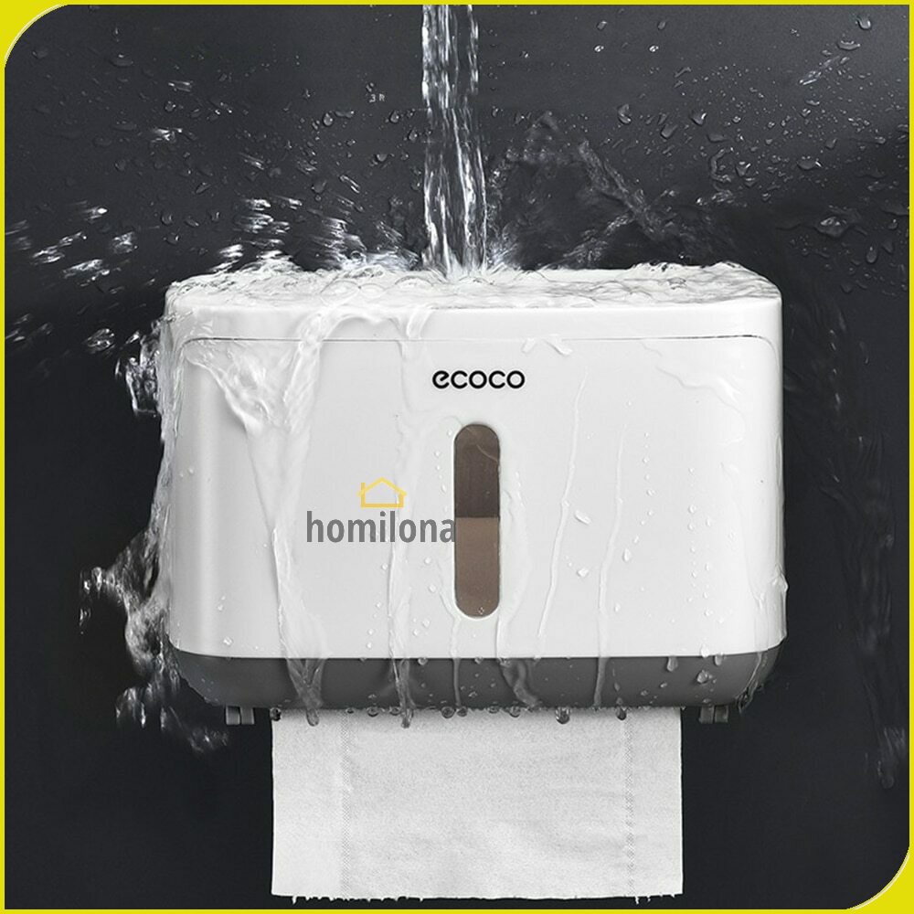 Kotak Tisu Tissue Storage Toilet Paper Box Dispenser ECOCO E1807