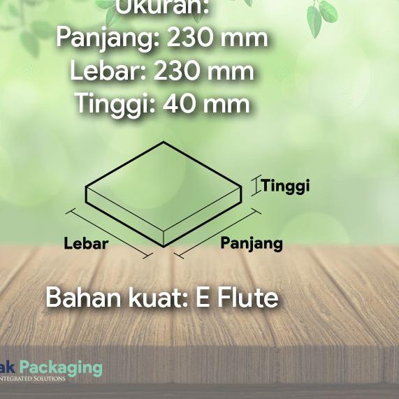 

Kardus Kotak Pizza 23 x 23 x 4 Kraft Putih Karton Kemasan Box pitsa