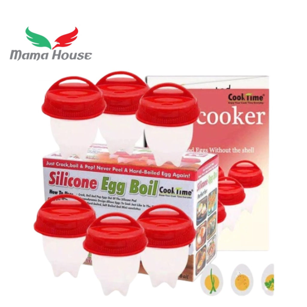 [MH] Cetakan Telur Rebus Egg Boil Isi 6 Pcs