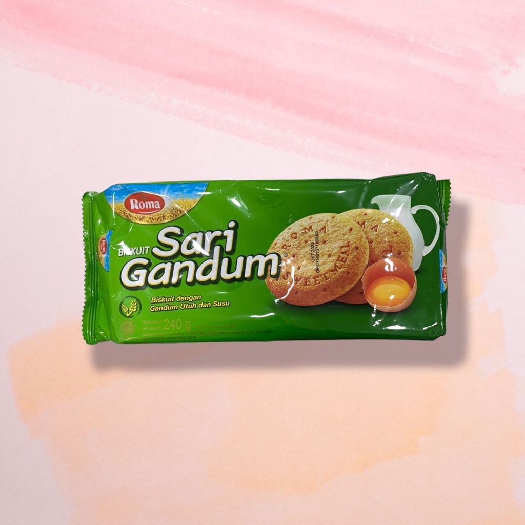 

ROMA BISKUIT SARI GANDUM 240 g