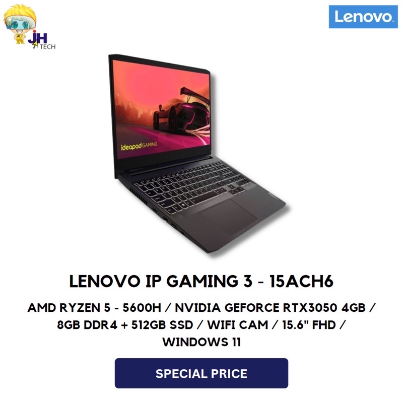 Lenovo IP Gaming 3 - 15ACH 6