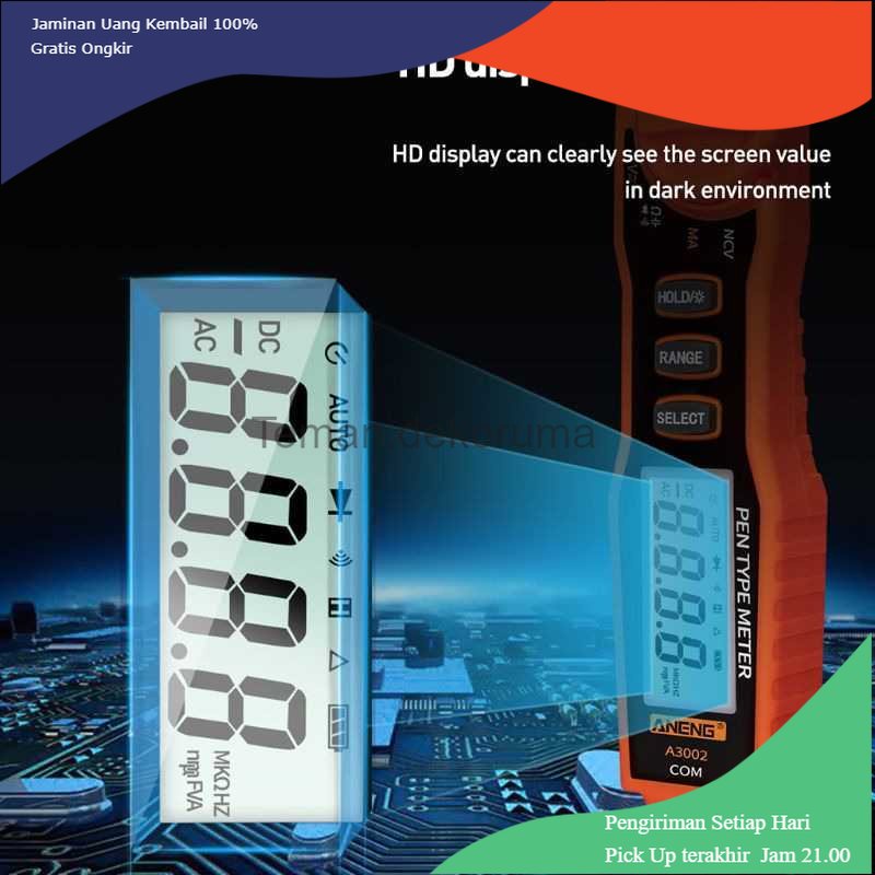 TD - PR2 ANENG Digital Multimeter Voltage Tester Pen - A3002