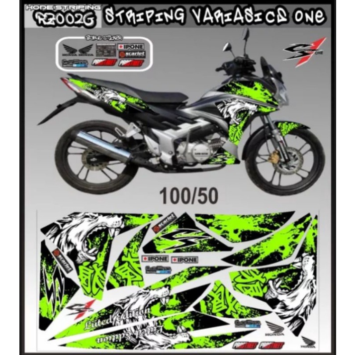 Stiker Striping Variasi Body Honda CS One