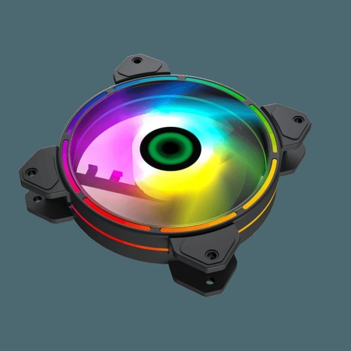 GAMEMAX FN-12RAINBOW D COOLING FAN (ARGB) GAME MAX 12 RAINBOW