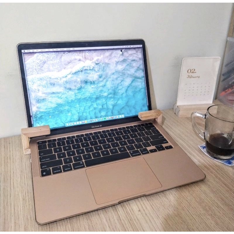 Stand Laptop Kayu Multi Fungsi Dan Super Simpel Murah meriah berkualitas