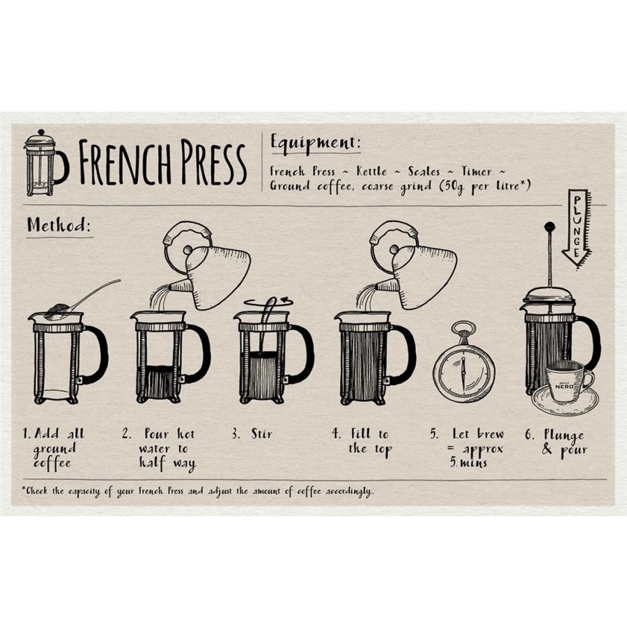 French Press Serena Vienna 350ml Borosilicate Coffee Maker Stainless