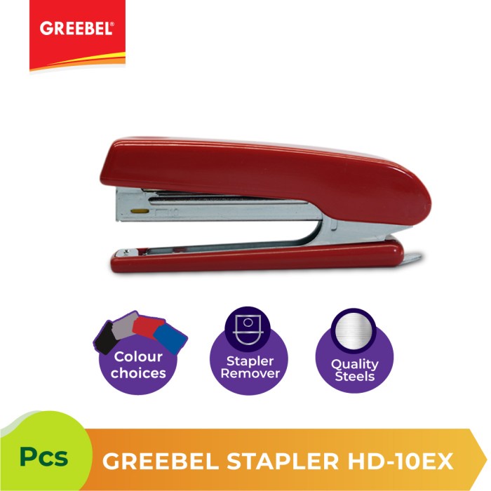 Jepretan Kertas Steples Stepler Stapler Greebel HD-10EX isi 10-1M