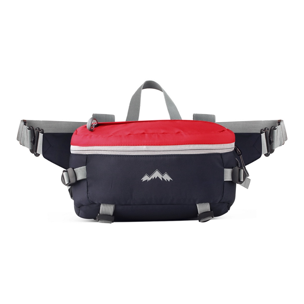 GEO RED NAVY x SOLLU Tas Kamera Selempang Pria Wanita Slingbag Lensa DSLR Mirrorless Sling Bag Camera Multifungsi Casual Camera Waist Bag Premium Shoulderbag Tas Slempang Bahu Waistbag Free Rain Cover Coat Pelindung Hujan Keren Terbaru Kekinian Branded