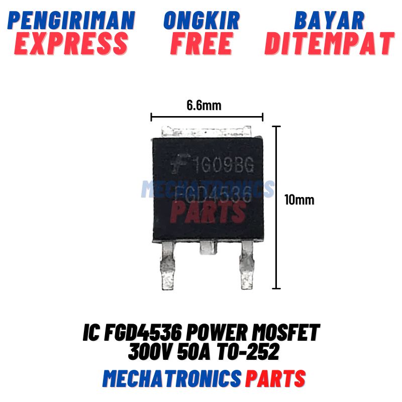 IC FGD4536 Power MOSFET 300V 50A TO-252 TO252