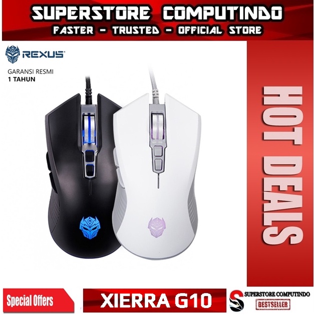 Rexus Xierra G10 Gaming Mouse Affordable Gaming Mouse