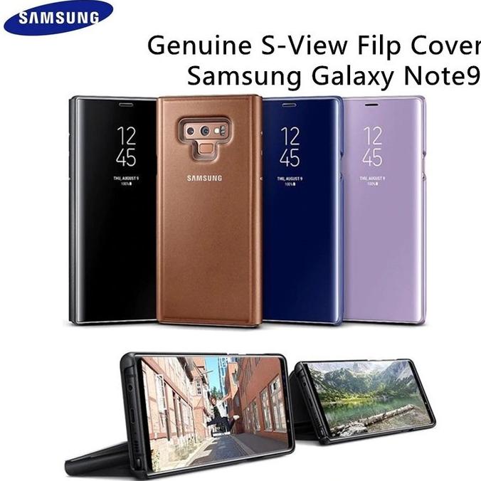 Flip Clear View Standing Cover Samsung Note 9 Note9 Original 100%