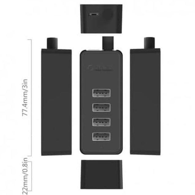 ORICO W5P-U2 USB2.0 Desktop HUB - 30 cm