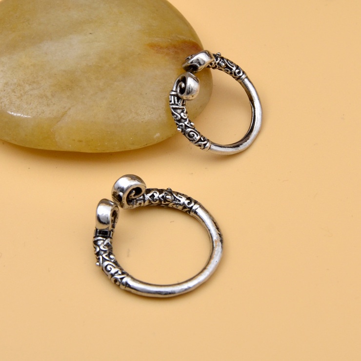 Cincin Model Terbuka Desain mantra Monkey King Gaya Vintage