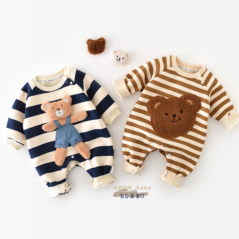 Winter bear jumpsuit bayi