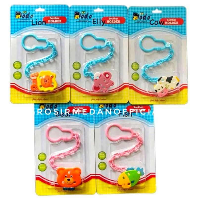 DODO JEPITAN saja EMPENG - DODO SOOTHER HOLDER PACIFIER - RANTAI GANTUNGAN DOT KOMPENG - AGAR EMPENG TIDAK HILANG DAN JATUH