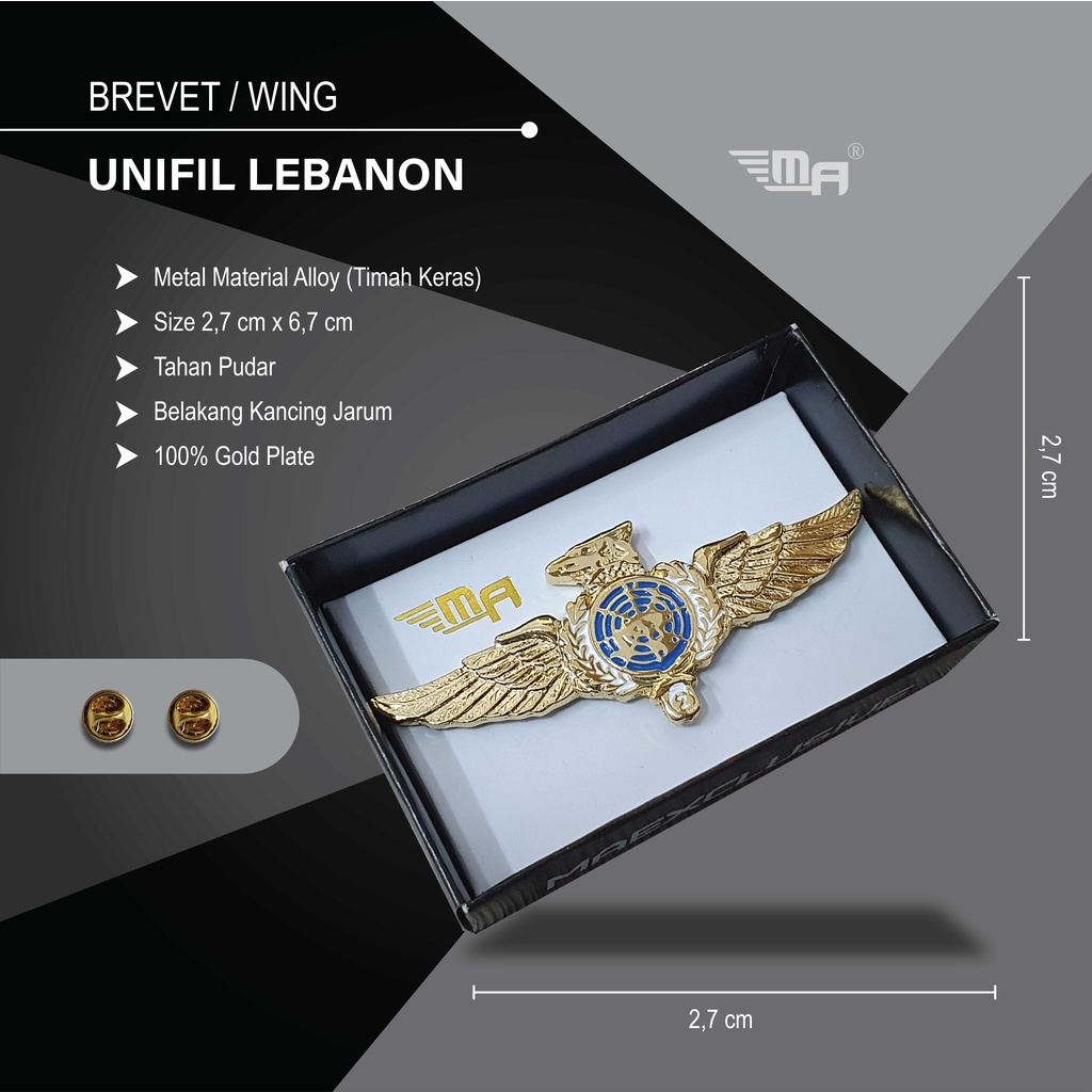 WING UNIFIL LEBANON PIN